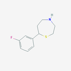 7-(3-Fluorophenyl)-1,4-thiazepane