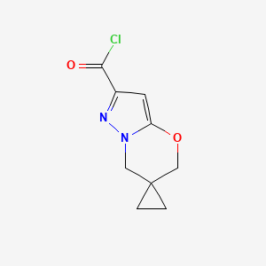 Spiro[cyclopropane-1,6'-pyrazolo[5,1-b][1,3]oxazine]-2'-carbonyl chloride