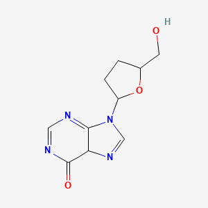 9-[5-(hydroxymethyl)oxolan-2-yl]-5H-purin-6-one