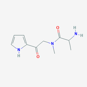 2-amino-N-methyl-N-[2-oxo-2-(1H-pyrrol-2-yl)ethyl]propanamide