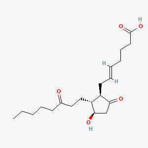 (E)-7-[(1R,2R,3R)-3-hydroxy-5-oxo-2-(3-oxooctyl)cyclopentyl]hept-5-enoic acid