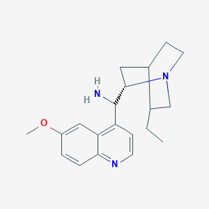 [(2S)-5-ethyl-1-azabicyclo[2.2.2]octan-2-yl]-(6-methoxyquinolin-4-yl)methanamine