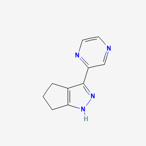 3-(Pyrazin-2-yl)-1,4,5,6-tetrahydrocyclopenta[c]pyrazole