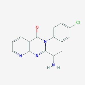 2-(1-Aminoethyl)-3-(4-chlorophenyl)pyrido[2,3-d]pyrimidin-4-one