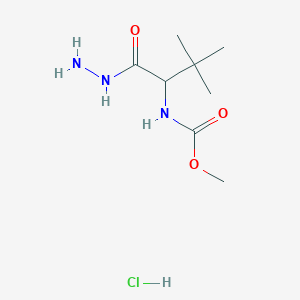 (1-Hydrazinocarbonyl-2,2-dimethyl-propyl)-carbamic acid methyl ester HCl