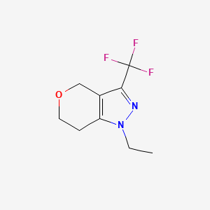 1-Ethyl-3-(trifluoromethyl)-1,4,6,7-tetrahydropyrano[4,3-c]pyrazole
