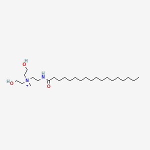 Bis(2-hydroxyethyl)-methyl-[2-(octadecanoylamino)ethyl]azanium