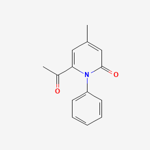 6-acetyl-4-methyl-1-phenylpyridin-2(1H)-one