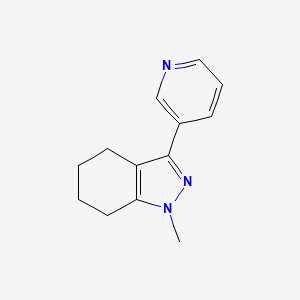 molecular formula C13H15N3 B1479809 1-methyl-3-(pyridin-3-yl)-4,5,6,7-tetrahydro-1H-indazole CAS No. 2098050-90-7