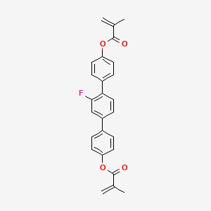 [4-[3-fluoro-4-[4-(2-methylprop-2-enoyloxy)phenyl]phenyl]phenyl] 2-methylprop-2-enoate