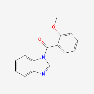 molecular formula C15H12N2O2 B14798102 1H-benzimidazol-1-yl(2-methoxyphenyl)methanone 