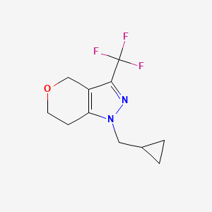 1-(Cyclopropylmethyl)-3-(trifluoromethyl)-1,4,6,7-tetrahydropyrano[4,3-c]pyrazole