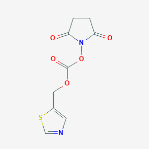 2,5-Dioxopyrrolidin-1-yl thiazol-5-ylmethyl carbonate