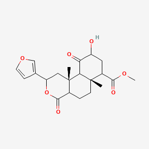 methyl (6aR,10bR)-2-(furan-3-yl)-9-hydroxy-6a,10b-dimethyl-4,10-dioxo-2,4a,5,6,7,8,9,10a-octahydro-1H-benzo[f]isochromene-7-carboxylate