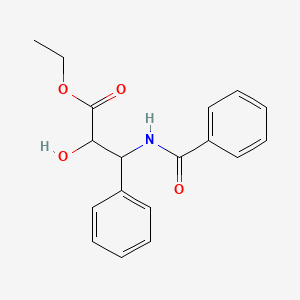 beta-(Benzoylamino)-alpha-hydroxybenzenepropanoic acid, ethyl ester