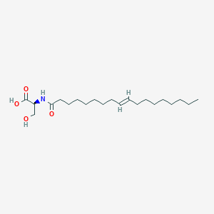 (2S)-3-hydroxy-2-[[(E)-octadec-9-enoyl]amino]propanoic acid