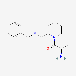 2-Amino-1-((S)-2-((benzyl(methyl)amino)methyl)piperidin-1-yl)propan-1-one