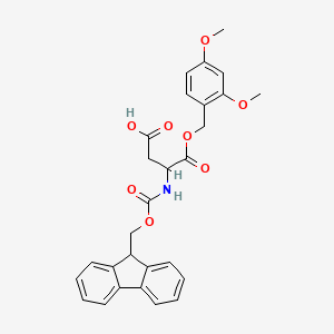 4-[(2,4-dimethoxyphenyl)methoxy]-3-(9H-fluoren-9-ylmethoxycarbonylamino)-4-oxobutanoic acid