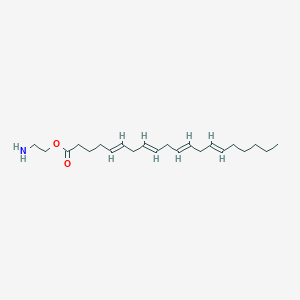 molecular formula C22H37NO2 B14798270 2-aminoethyl (5E,8E,11E,14E)-icosa-5,8,11,14-tetraenoate 