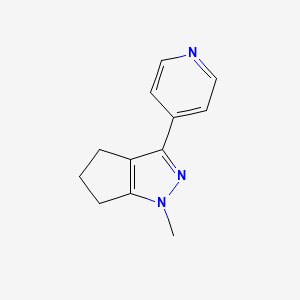 1-Methyl-3-(pyridin-4-yl)-1,4,5,6-tetrahydrocyclopenta[c]pyrazole