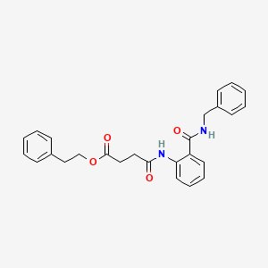 2-Phenylethyl 4-{[2-(benzylcarbamoyl)phenyl]amino}-4-oxobutanoate