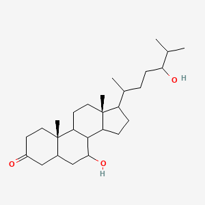 (5alpha,7alpha,24R)-7,24-dihydroxy-3-ketocholestane