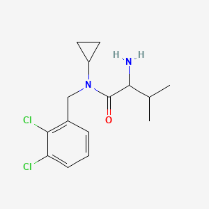 2-amino-N-cyclopropyl-N-[(2,3-dichlorophenyl)methyl]-3-methylbutanamide