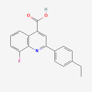 2-(4-Ethylphenyl)-8-fluoroquinoline-4-carboxylic acid