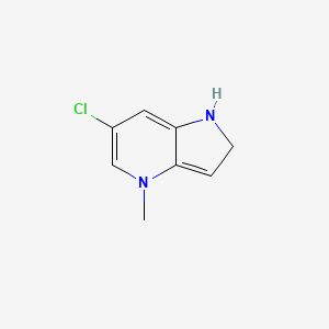 6-Chloro-4-methyl-1,2-dihydropyrrolo[3,2-b]pyridine