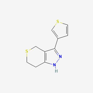 3-(Thiophen-3-yl)-1,4,6,7-tetrahydrothiopyrano[4,3-c]pyrazole