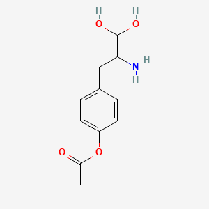 molecular formula C11H15NO4 B14798603 Hydroxy Tyrosol-Acetate 