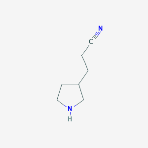 3-(Pyrrolidin-3-yl)propanenitrile