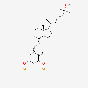 6-[(7aR)-4-[2-[3,5-bis[[tert-butyl(dimethyl)silyl]oxy]-2-methylidenecyclohexylidene]ethylidene]-7a-methyl-2,3,3a,5,6,7-hexahydro-1H-inden-1-yl]-2-methylheptan-2-ol