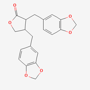 3,4-Bis(1,3-benzodioxol-5-ylmethyl)tetrahydrofuran-2-one