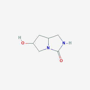 6-Hydroxy-1,2,5,6,7,7a-hexahydropyrrolo[1,2-c]imidazol-3-one