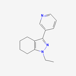 1-ethyl-3-(pyridin-3-yl)-4,5,6,7-tetrahydro-1H-indazole