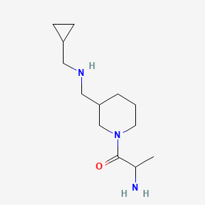 2-Amino-1-[3-[(cyclopropylmethylamino)methyl]piperidin-1-yl]propan-1-one