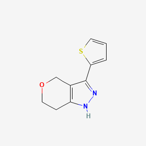 3-(Thiophen-2-yl)-1,4,6,7-tetrahydropyrano[4,3-c]pyrazole