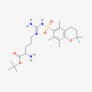 molecular formula C24H40N4O5S B14798818 H-Arg(Pmc)-OtBu (free base) 