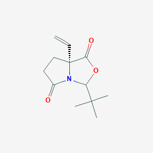 (7aR)-3-tert-butyl-7a-ethenyl-6,7-dihydro-3H-pyrrolo[1,2-c][1,3]oxazole-1,5-dione