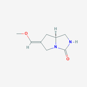 (S)-6-(Methoxymethylene)tetrahydro-1H-pyrrolo[1,2-c]imidazol-3(2H)-one