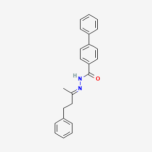 N'-[(2E)-4-phenylbutan-2-ylidene]biphenyl-4-carbohydrazide