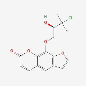 (+)-9-(3-Chloro-2-hydroxy-3-methylbutoxy)-7H-furo[3,2-g][1]benzopyran-7-one; 8-(3-Chloro-2-hydroxy-3-methylbutoxy)psoralen; 8-(3-Chloro-2-hydroxy-3-methylbutyloxy)psoralen