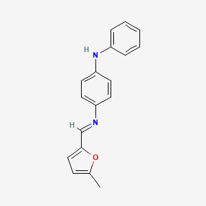 N-[(E)-(5-methylfuran-2-yl)methylidene]-N'-phenylbenzene-1,4-diamine