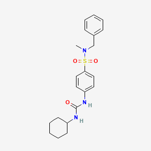 N-benzyl-4-[(cyclohexylcarbamoyl)amino]-N-methylbenzenesulfonamide