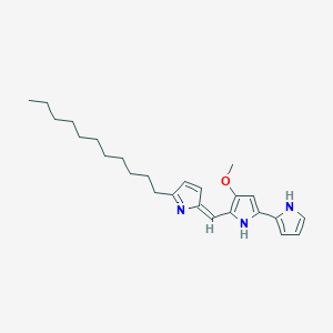 3-methoxy-5-(1H-pyrrol-2-yl)-2-[(E)-(5-undecylpyrrol-2-ylidene)methyl]-1H-pyrrole