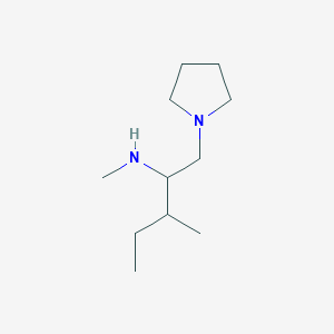 N,3-dimethyl-1-pyrrolidin-1-ylpentan-2-amine