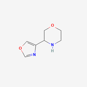 Morpholine, 3-(4-oxazolyl)-