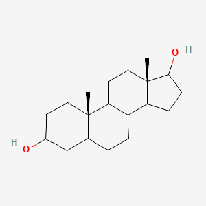 (10S,13S)-10,13-dimethyl-2,3,4,5,6,7,8,9,11,12,14,15,16,17-tetradecahydro-1H-cyclopenta[a]phenanthrene-3,17-diol