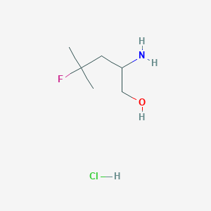 (S)-2-Amino-4-fluoro-4-methylpentan-1-ol hydrochloride